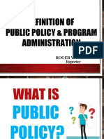 Public Policy