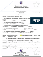 q4 Summative Test No.2 Mapeh 2