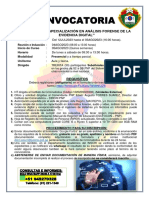 Convocatoria Especializacion Afed