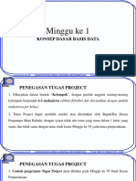 Minggu Ke 1: Konsep Dasar Basis Data