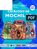 Catálogo Mochilas Niño