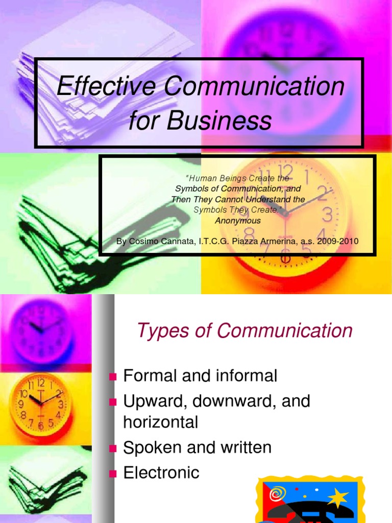 Business Communication Essentials Guide | PDF | Nonverbal Communication ...