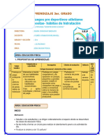 Sesión de Aprendizaje 3er - Grado Educacion Fisica21 2023docx