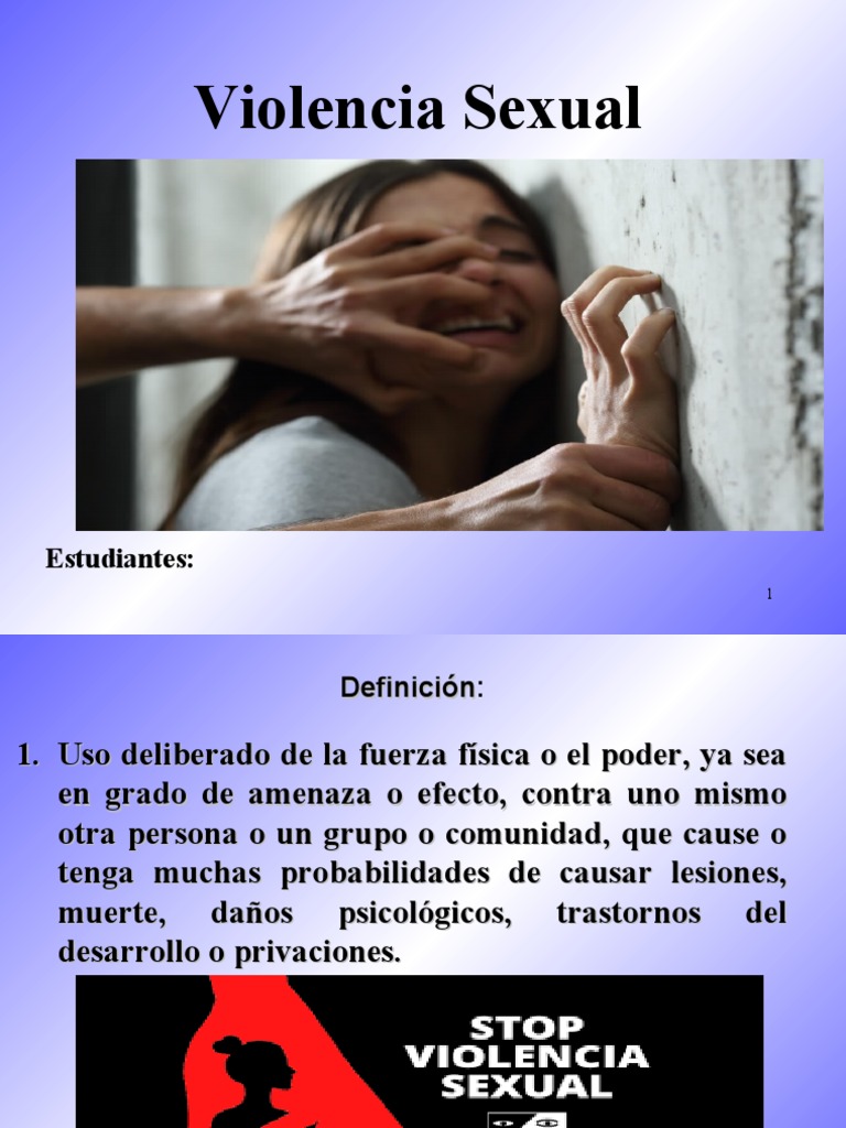 Tipos y Efectos de la Violencia Sexual | PDF | Violación | Violencia