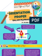 Orientation Proper Galaw Pilipinas