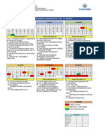 Calendário Acadêmico E Administrativo - 2023 - 2º Semestre: Legenda