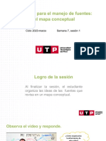 S07. s1 - Estrategia para El Manejo de Fuentes - Mapa Conceptual