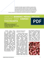 Varietas Bawang Merah Unggul Spesifik Lokasi Dari Daerah Istimewa Yogyakarta