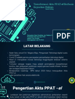 Tranformasi Akta PPAT Elektronik Untuk Meningkatkan Kepastian Hukum