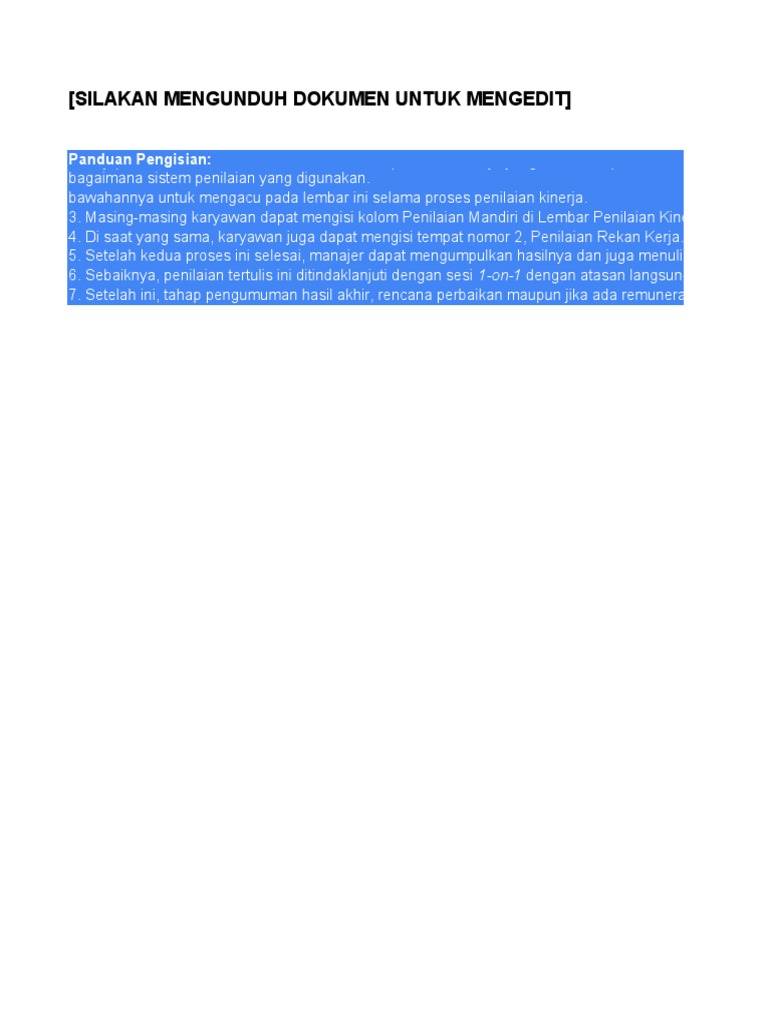 360 Degree Feedback Form | PDF