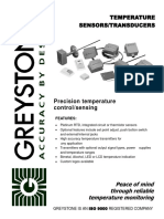 Greystone Temperature Sensors Transmitters Catalog