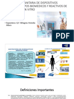 Ponencia - Regulacion Sanitaria de Dispositivos Medicos, Equipos Biomedicos y Reactivos de Diagnostico in Vitro - 17.06.23
