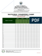 NLC Students Attendance Sheet