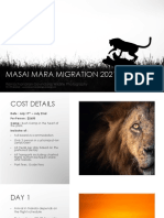 Masai Mara Migration 2021