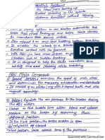 Anti Lock Breaking System Handwritten Notes