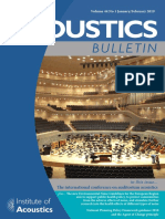 Acoustics: Bulletin