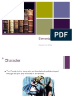 Elements of Fiction: Character and Setting