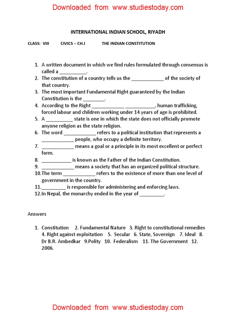 Learn Cbse Class 8 Civics Judiciary