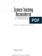  - Science Teaching Reconsidered-national academy press (1997)