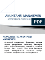 Karakteristik Akuntansi Manajemen