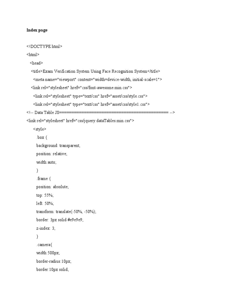 Index Page PDF