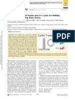 Gas Phase Stability of Protein Ions in A Cyclic Ion Mobility Spectrometry Traveling Wave Device