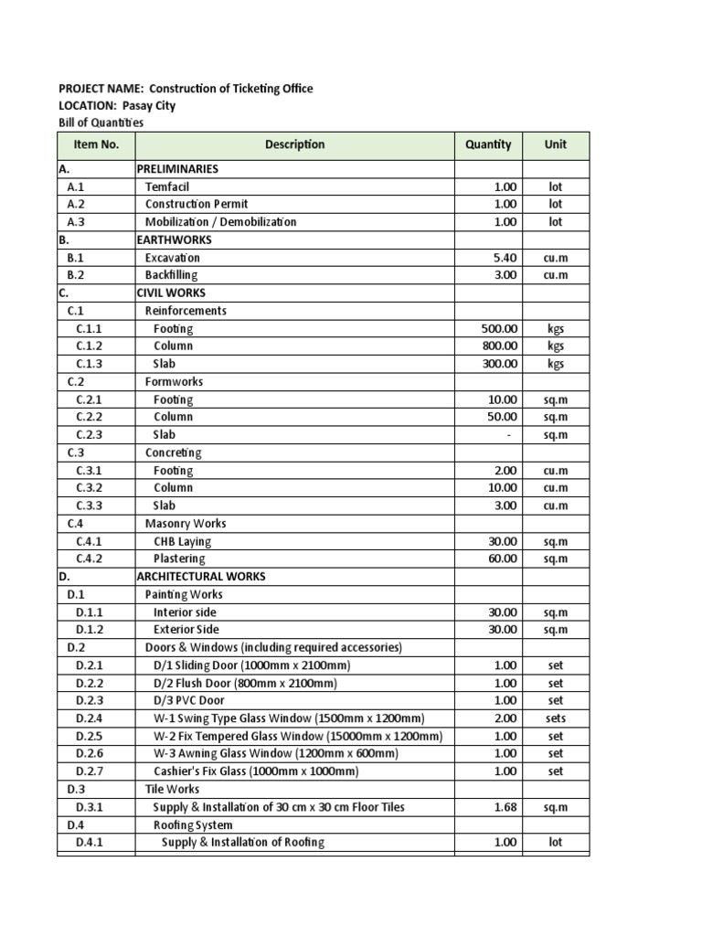 Unit Cost Analysis Rebar Works PDF Cost Value Added Tax