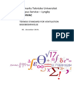 DTU Teknisk-Standard - Ventilation 05 December 2019