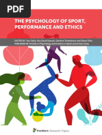 The Psychology of Sport Performanve and Ethics