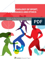 The Psychology of Sport Performanve and Ethics