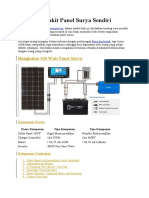 Merakit Panel Surya Sendiri