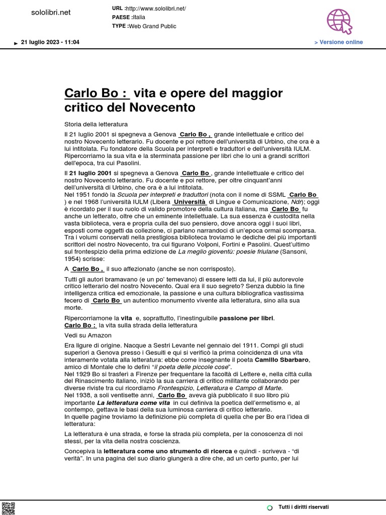 carlo-bo-vita-e-opere-del-maggior-critico-del-novecento-sololibri