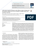 Achievement of Partial Nitrification Under Different Carbon-To-Nitrogen Ratio (CN)