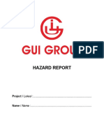 Hazard Report Ticket
