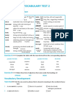 Vocabulary Test 2