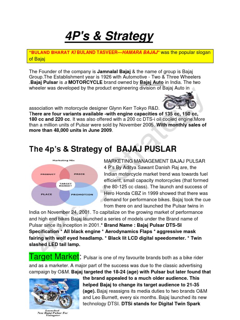 bajaj marketing