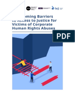 Overcoming Barriers To Access To Justice For Victims of Corporate Human Rights Abuses