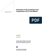 AR00-26 Verification of The Combined Load Compression (CLC) Test Method