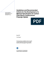AR-07-3 Guidelines and Recommended Criteria For The Development of A Material Specification For Carbon FiberEpoxy Unidirectional Prepregs Update