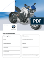 BMW F800R Handbuch