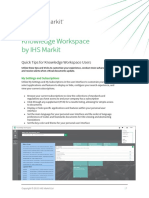 Quick Tips For Knowledge Workspace Users