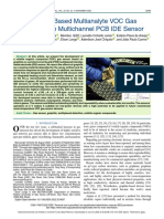 Graphite-Based Multianalyte VOC Gas Detection On Multichannel PCB IDE Sensor
