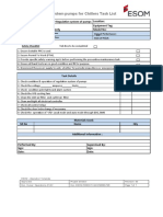 Pumps System Regulation Checklist For PPM