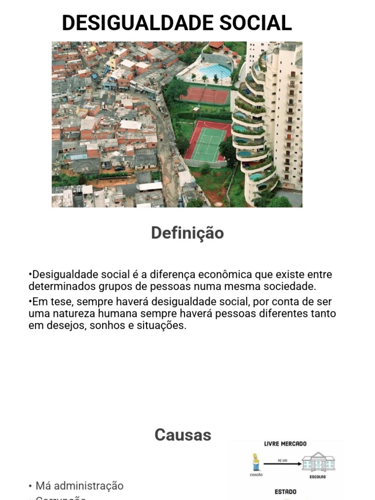 Causas e Soluções da Desigualdade Social | PDF | Política | Ciências ...