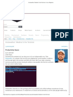 Ansiweather - Weather in The Terminal Linux Magazine