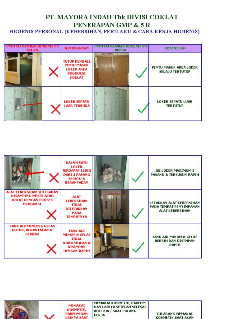 006KT GMP Personal Hygiene Cho PDF