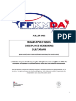 02 Kickboxing Reglement - Specifique Tatamis Ffkmda 2022