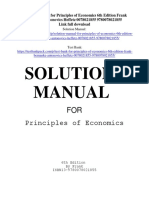 Principles of Economics 6th Edition Frank Bernanke Antonovics Heffetz Solution Manual