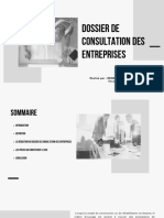 Dossier de Consultation Des Entreprises