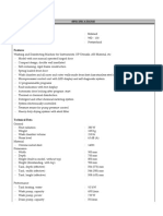 Specifications WD 130